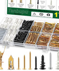 Heavy Duty Drywall Anchors And Screws Kit Delivers Killer Grip With 170 Piece Assortment in various colors for easy mounting.