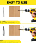 Demonstration of 26 Piece Bolt And Screw Extractor Set With Hex Adapters And HSS Drill Bits Heavy Duty Easy Out Kit Now being used to remove a screw.