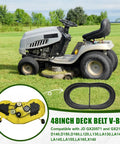 Lawnmower Tune Up Kit For D Series Compatible With D140 D150 D160 L120 L130 La140 La145 Includes 48 Inch Deck V Belt