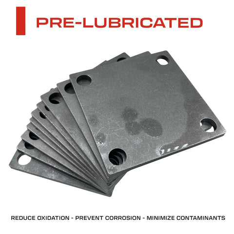 Weldable 4 By 4 Inch Square Steel Baseplates One Quarter Inch Thick A36 Carbon Steel Laser Cut Deburred Built To Last 10 Pack