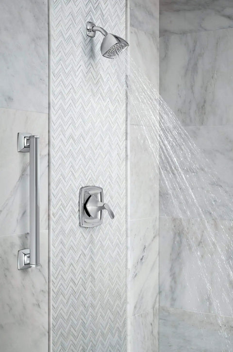 Brushed Nickel 18 Inch Stainless Steel Bathroom Safety Grab Bar ADA Compliant Supports Up To 500 Lbs with SecureMount Anchors