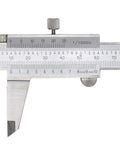 Close-up of Vernier Caliper 0-6 Inch 150mm Precision Measuring Tool, Durable Stainless Steel Caliper for High Accuracy Measurements
