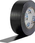 Black PE Coated Cloth Duct Tape 3 Inch By 60 Yards Go To Heavy Duty Hand Tearable Conformable Repair Tape For All Climate Use