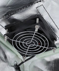 Fireproof 3D Printer Enclosure With Fan Exhaust Kit And LED Light For Ender Series Printers, fan exhaust detail inside kit