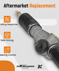 Heavy Duty Golf Cart Steering Rack And Pinion Gear Box JW1F340000 for Yamaha G29 with tie rod ends showcased