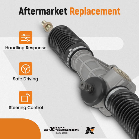 Heavy Duty Golf Cart Steering Rack And Pinion Gear Box JW1F340000 for Yamaha G29 with tie rod ends showcased