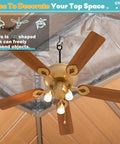 Ceiling fan under 10 Foot By 12 Foot Hardtop Gazebo With Aluminum Frame And Galvanized Steel Double Roof Built Tough For Snow And Wind Heavy Duty Outdoor Pavilion With Curtains And Netting For Patio Lawn Or Deck