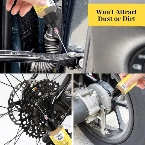 Door Hinge Lubricant With 1 Oz Needle Oiler For Quick Squeak Fix On Doors, Locks, Tools, And Bicycles, no more squeaks