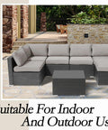 14 Piece Patio Cushion Covers Set Replacement For Outdoor Couch Cushions Splashproof Slipcovers With Zippers Cover Only Light Gray on patio