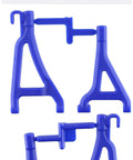 RPM blue front upper and lower A-arm set for Traxxas 1/16 Mini E-Revo (4 pieces)