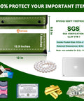 Upgraded 5200F Fireproof Document Bag With Heat Insulation And Zipper Safe Pouch 8 Layer Fireproof Material Money Bag for documents