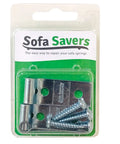 Heavy Duty Sofa Zigzag Spring Repair Brackets Two Pack with Bolts and Pins, repair kit for quick home projects.