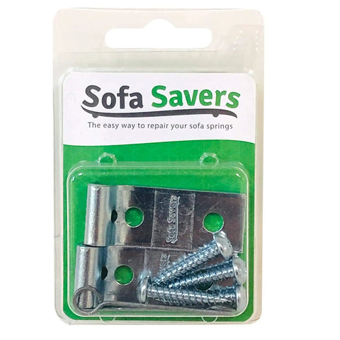 Heavy Duty Sofa Zigzag Spring Repair Brackets Two Pack with Bolts and Pins, repair kit for quick home projects.