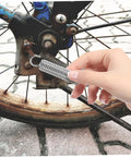 Top Tier 10-Piece Stainless Steel Extension Springs Kit Delivers Killer Strength For DIY Gear, Electric Vehicles And Heavy Machinery With Easy Swap Performance, spring installed on rusty bicycle wheel