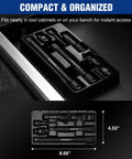 Compact Built To Last Half Inch Drive Impact Socket Extension Set With 3 Inch 6 Inch And 8 Inch Extension Bars Universal Joint