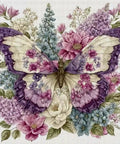 Dope Animal And Flower 5D Diamond Painting Kit For Adults Beginners Full Drill DIY Diamond Art With Gem Dots on canvas with butterfly