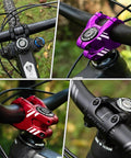 Lightweight Aluminum MTB Stem Shorty for 31.8mm Handlebars And One And One Eighth Inch Steerer CNC Machined 6061 T6.