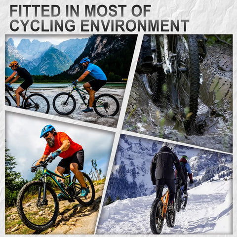 All Weather Bike Disc Brake Pads For 4 Piston Calipers Shimano D02S D03S Compatible in diverse cycling environments