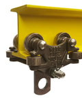 Industrial Grade Beam Trolley With Side Guide Rollers For I Beams 500 Pound Capacity Conveyor Trolley in cast iron