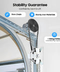 Garage door jackshaft chain hoist by Amazon; heavy-duty steel construction with 3:1 drive for roll-up doors