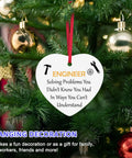 Dope Mechanical Engineer Ornament Gift For Engineers And Architects hanging on Christmas tree