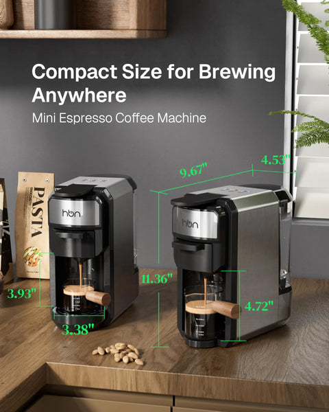 3 In 1 Universal Coffee Machine For Nespresso Original Line Pods K Cup Pods And Ground Coffee One Touch Brew in kitchen setting