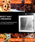Top Shelf 800W LED Freeze Dryer With 12 Stainless Steel Trays Legit Food Dehydrator Machine for fruits, cookies and herbs.
