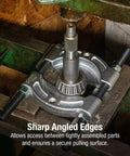 Bearing Splitter For One And Three Quarters Inch To Five And Seven Eighths Inch Bearings And Gears Removal in use