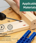 Drill and wood connection using No 8 Pocket Hole Screws One And One Quarter Inch Pack Of 100 Self Tapping Square Drive.