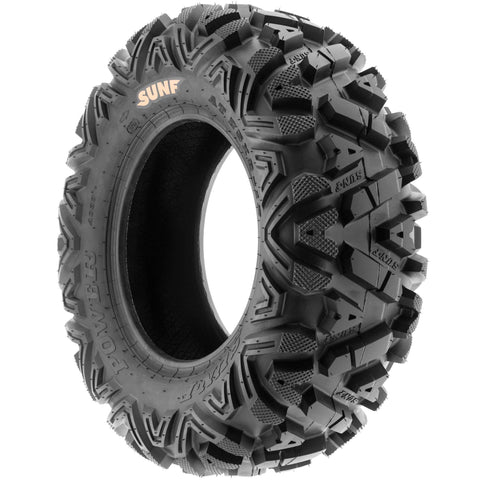 All Terrain UTV Tire Set 27x9-12 Front And 27x11-12 Rear Tubeless 6 Ply A033 Durable ATV Tires For Mud Sand And Rocks Set Of Four