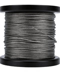 1.5mm 304 Stainless Wire Rope 100m Kit With 100 Aluminum Crimping Sleeves For Outdoor Hanging And Garage Setup Rustproof Aircraft Cable System Great For DIY Projects And Weatherproof Outdoor Installations Pro Grade Easy Install spool image