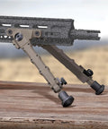 Lightweight Aluminum Rifle Bipod 7.5 To 9 Inches For M Lok Attachment Direct Mount No Adapter Required Adjustable Shooting Rest