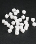 Plastic 12 Tooth Worm Gear Set Model 122A Reduction Gear Pack for RC Cars and Robots with 30 pieces of durable crown gears.