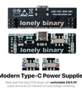 All In One Electronics Prototyping Starter Kit With 830 Point Breadboard And Type-C Power Supply close-up showing PCB and components