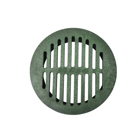 Green 6 Inch Round Drain Cover Grate For Small Lawns And Patios Debris Blocking To Stop Leaves And Debris Connects To Catch Basin