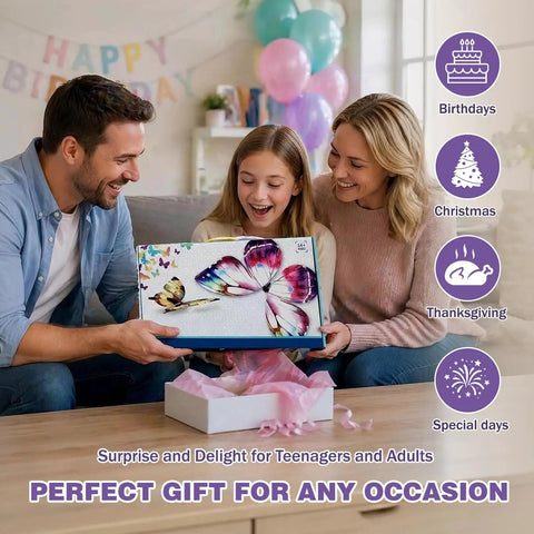 Family gifting Flying RC Butterfly Drone With LED Light And Realistic Bionic Wing Flap Motion, Sensor Assisted Control, Purple.
