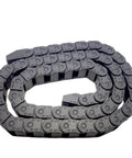 Long Black Nylon Cable Drag Chain Wire Carrier 2M 2000mm 10x15mm Internal Size Beefed Up Reinforced PA66 Cable Guide For CNC Machines