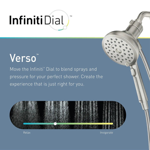 Premium Handheld Showerhead With Magnetic Docking Station, Hella Flexible Multi Jet Spray Controls, Durable Sixty Inch Rubber Hose, Smudge Resistant Brushed Nickel Finish For Top Notch Bathroom Refresh
