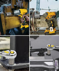 Heavy Duty Bolt Extractor Set 32 Pieces For Stripped Bolts And Lug Nuts being used in various mechanical settings.
