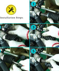 Installation steps for Steering Rack And Pinion Dust Boot For Club Car DS Golf Cart 1997 And Newer Fits Gas And Electric.