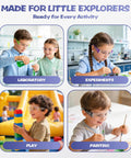 Rad 6 Pack Kids Safety Glasses Youth Protective Eyewear ANSI Z87 Certified during lab experiments and play activities.