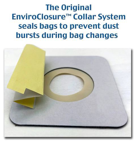 EnviroClosure system for Replacement Vacuum Bags For Eureka RR Boss Smart Vac 4800 9 Pack Traps 99.97 Percent Of Microscopic Particles And Allergens Replaces OEM 61115 Series Ideal For Allergy And Asthma Sufferers