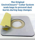 EnviroClosure Collar System on Replacement Vacuum Bags Nine Pack For Kenmore Upright Type U L O 50688 50690 Panasonic U-2 Miele Z