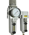 SAU4040M N04DG MEP Three Stage Air Drying System with Auto Drain Metal Bowl and Regulator Front View