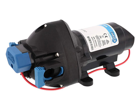 Par-Max 3 Water Pressure Pump 12V 3 GPM 25 PSI for boats and RVs, high-flow marine pump with easy install and quiet operation.