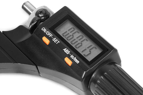 Precision Digital Micrometer For Machine Shops And Engineering Projects Featuring Bright Lcd Screen Zero To One Inch Span And Tight Tolerance For Dialing In Exact Measurements
