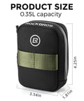 Compact Under Seat Bike Saddle Bag For Road Bikes Ultra Lightweight With Multi Pocket Storage 0.35L Capacity Image