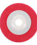 Multipurpose Nylon Grinding Wheels For Metal Wood And Plastic. Lightweight buffing disc with red nylon for efficient polishing.