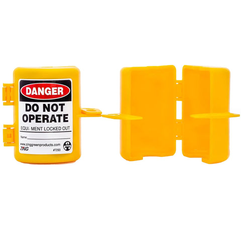 Lockout Tagout Sleeve For Forklift Propane Tank Hand Wheel Cover With Recycled Polycarbonate Shell Fits Hand Wheels Up To 2.19 Inches Three Locking Holes For Multi Padlock Security And Safe Maintenance