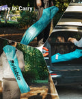 Heavy Duty Camping Folding Chair For Adults With Cup Holder And Cooler Pouch Plus Side Pocket Sturdy X Frame And Easy Setup